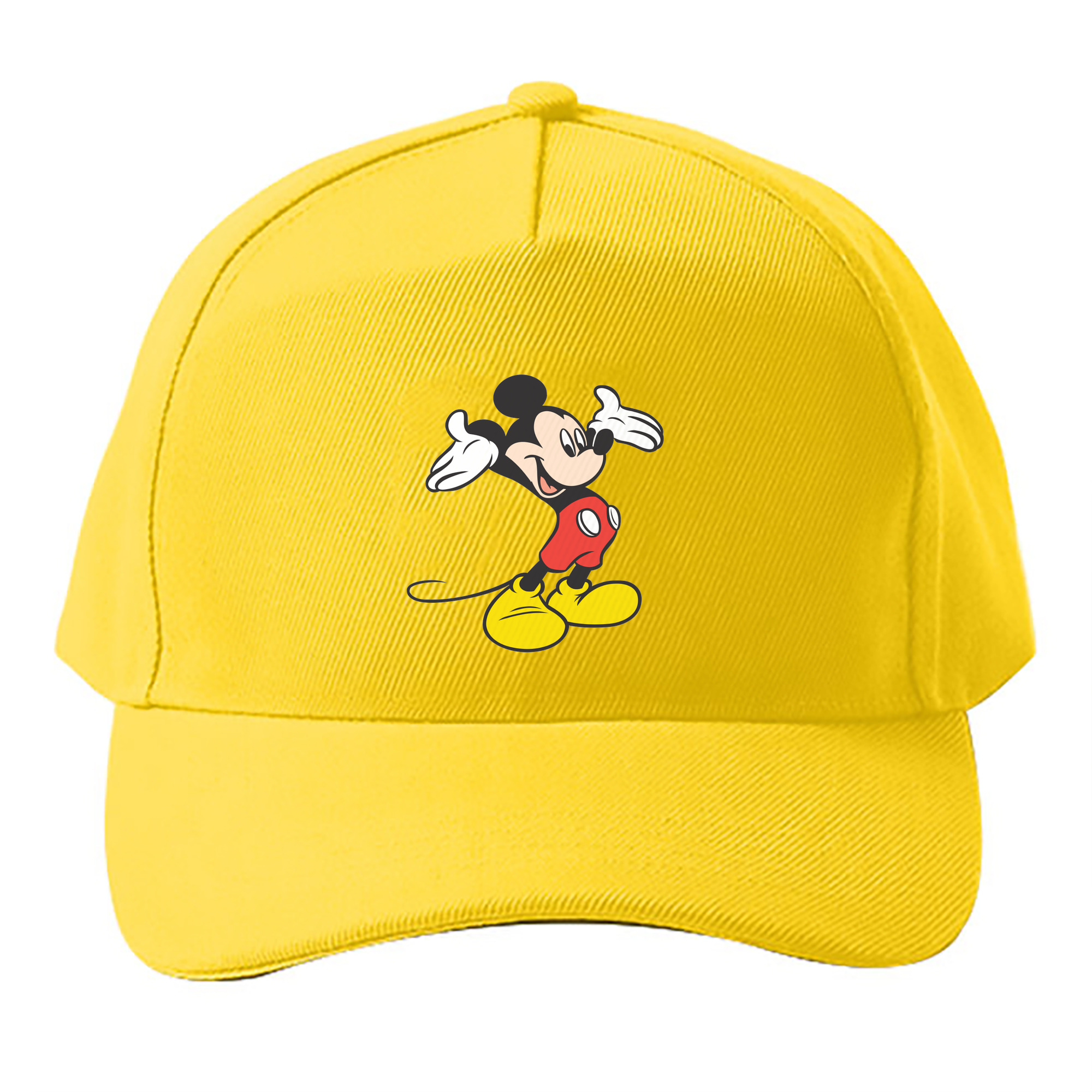 （画像用） ミッキーマウス Mickey Mouse ベースボールキャップ 綿100％ 男女兼用 帽子 スポーツ